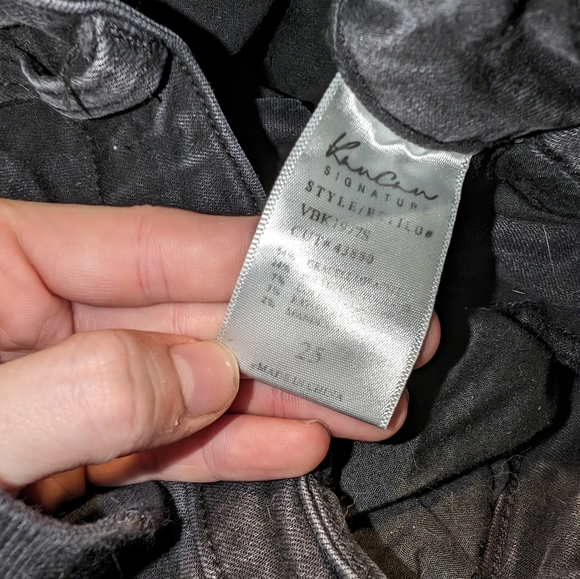 Kancan Skinny Jeans Black, Size: 25 - Picture 4 of 5